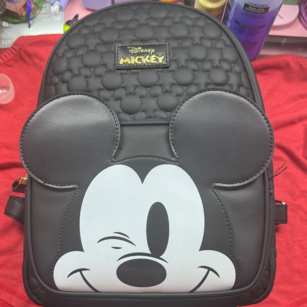 Disney Primark Mickey Mouse Black and White Backpack